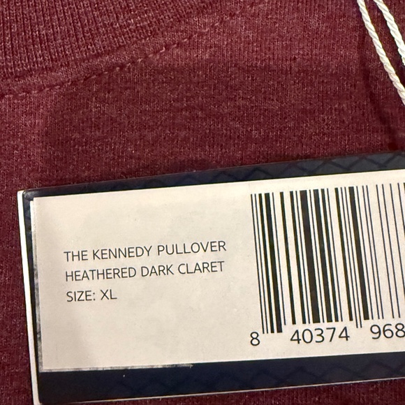 Holderness & Bourne Men's XL The Kennedy Heathered Dark Claret MSRP $135 - Picture 7 of 9